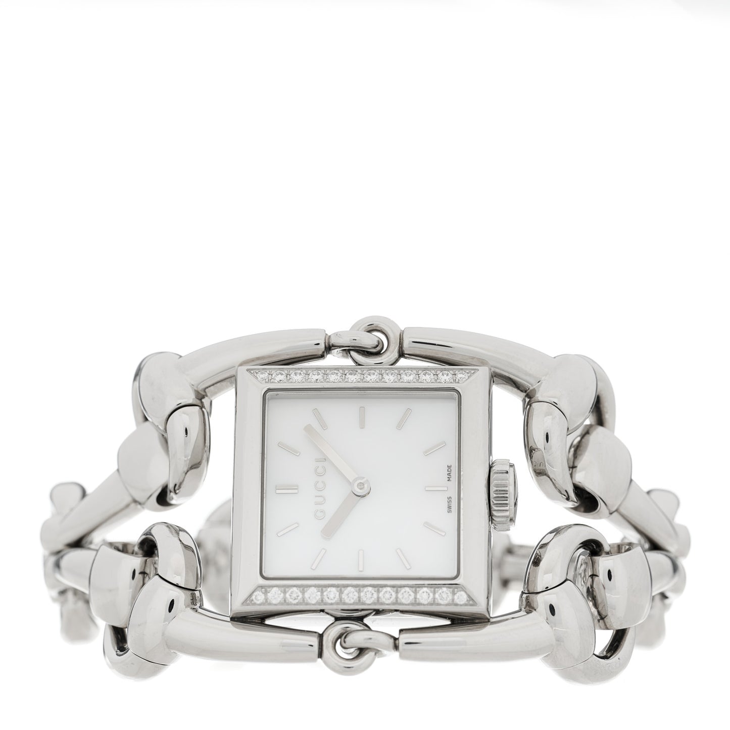 Stainless Steel Diamond Mother of Pearl 25mm Signoria Quartz Watch