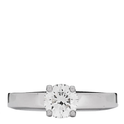 Cartier Platinum Diamond 1.04ct Solitaire Engagement Ring 54 6.75 1 of 6