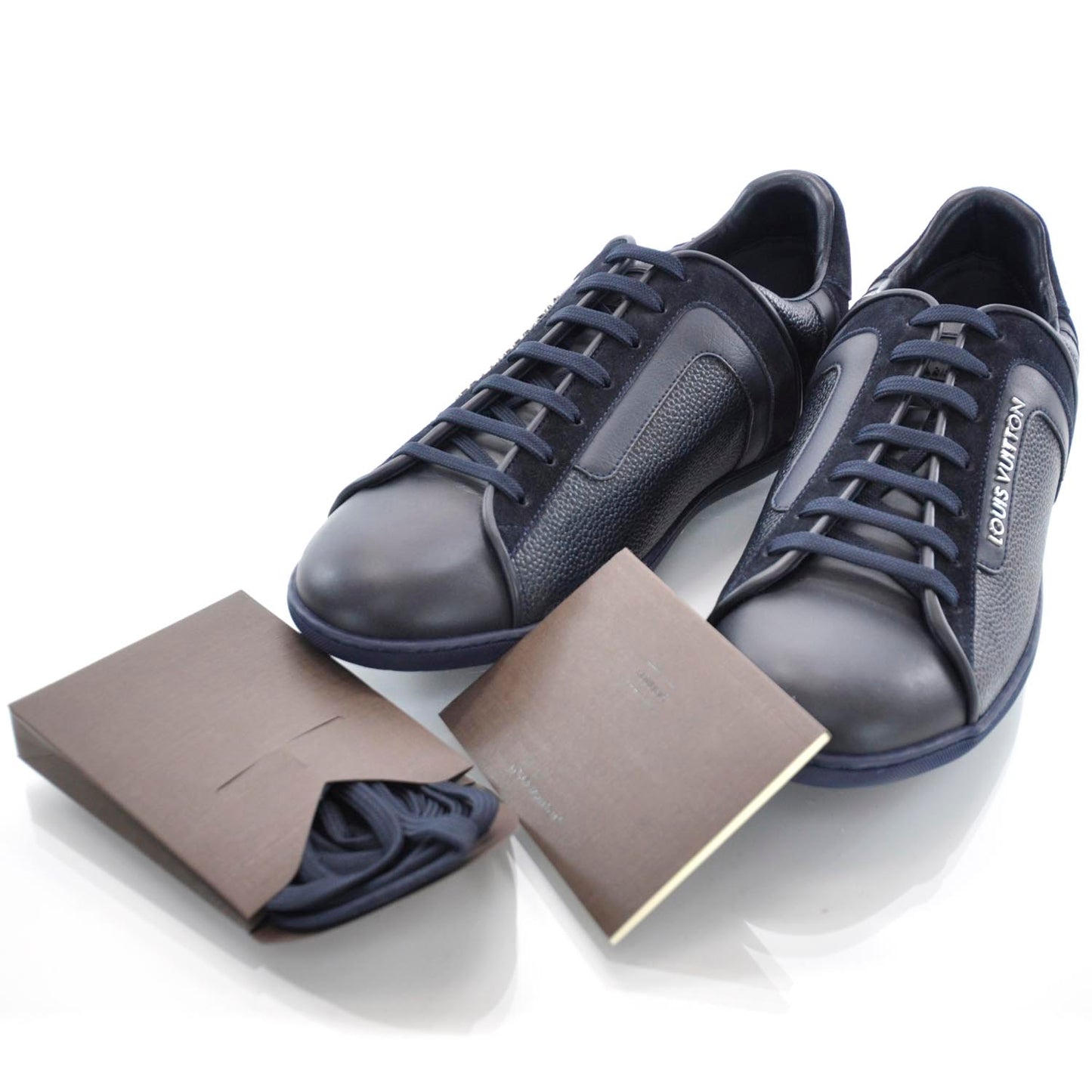 Leather Twister Sneakers 9 Black