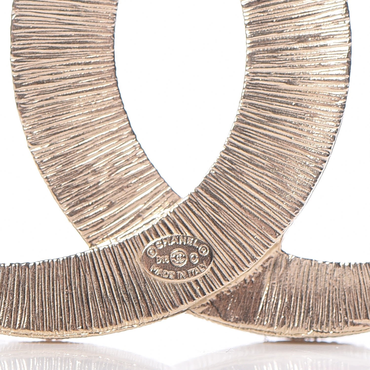 Chanel Baguette Crystal Dubai CC Brooch Gold 4 of 5