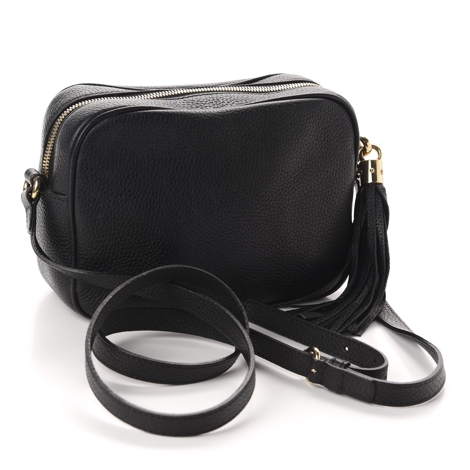 Gucci Pebbled Calfskin Small Soho Disco Bag Black 3 of 11