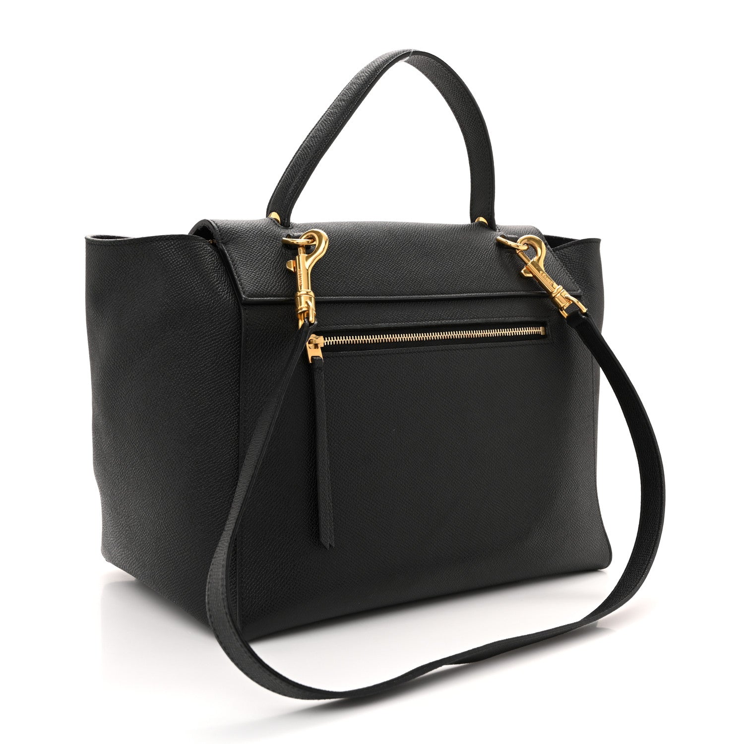 Celine Grained Calfskin Mini Belt Bag Black 2 of 11