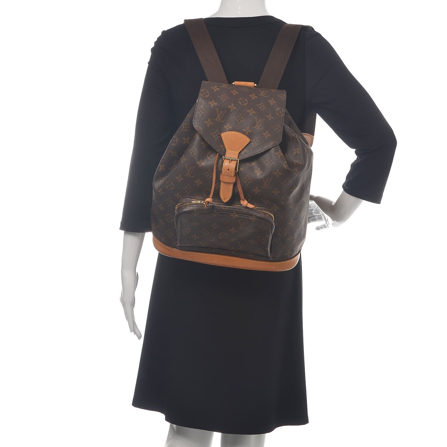 Louis Vuitton Monogram Montsouris GM Backpack 2 of 14