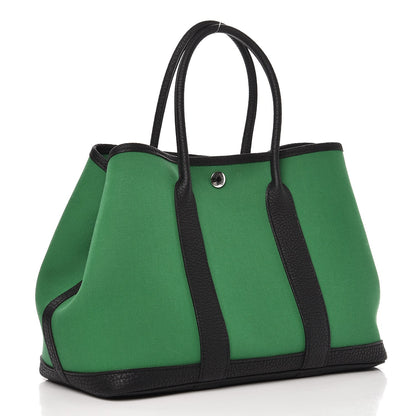 Hermes Toile Officier Negonda Garden Party 30 TPM Cactus Black 3 of 7