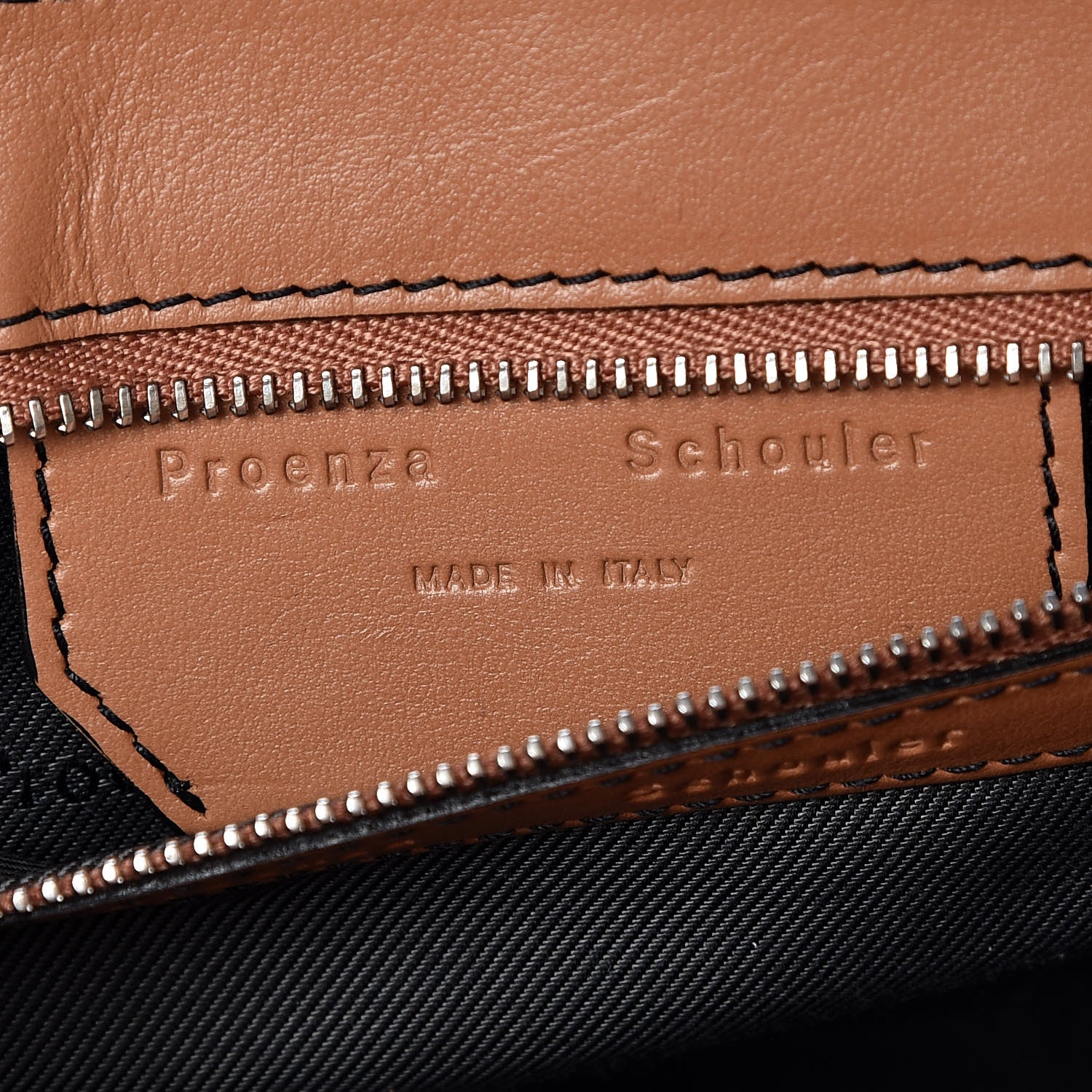Proenza Schouler Lambskin Lizard Snakeskin Suede Tiny PS1 Exotic Stripe Mix Satchel Dune 6 of 9
