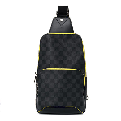 Louis Vuitton Damier Graphite Avenue Sling Backpack Yellow 1 of 10