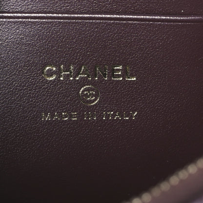 Chanel Caviar Quilted Top Handle Clutch With Chain Dark Brown 6 of 11