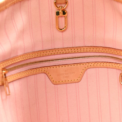 Louis Vuitton Damier Azur Delightful PM Rose Ballerine 12 of 13