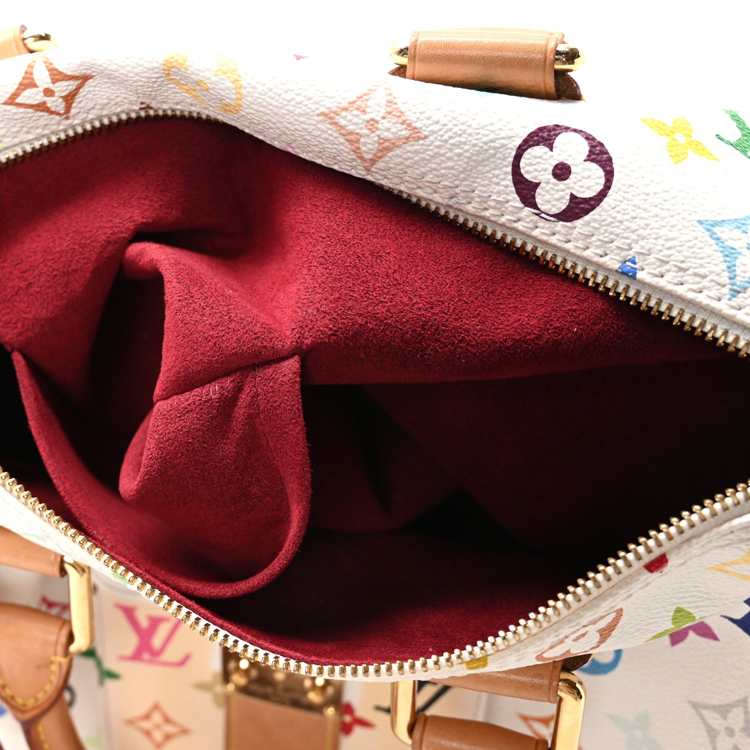 Louis Vuitton Monogram Multicolor Speedy 30 White 7 of 10