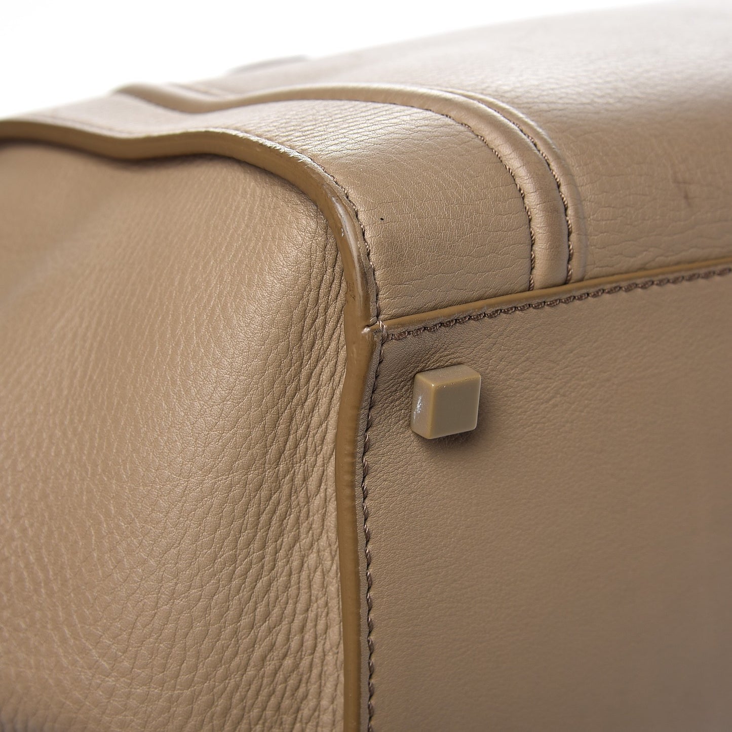 Supple Calfskin Medium Phantom Luggage Taupe