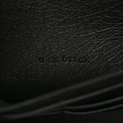 Hermes Ostrich Constance Long Wallet To Go Black 9 of 12