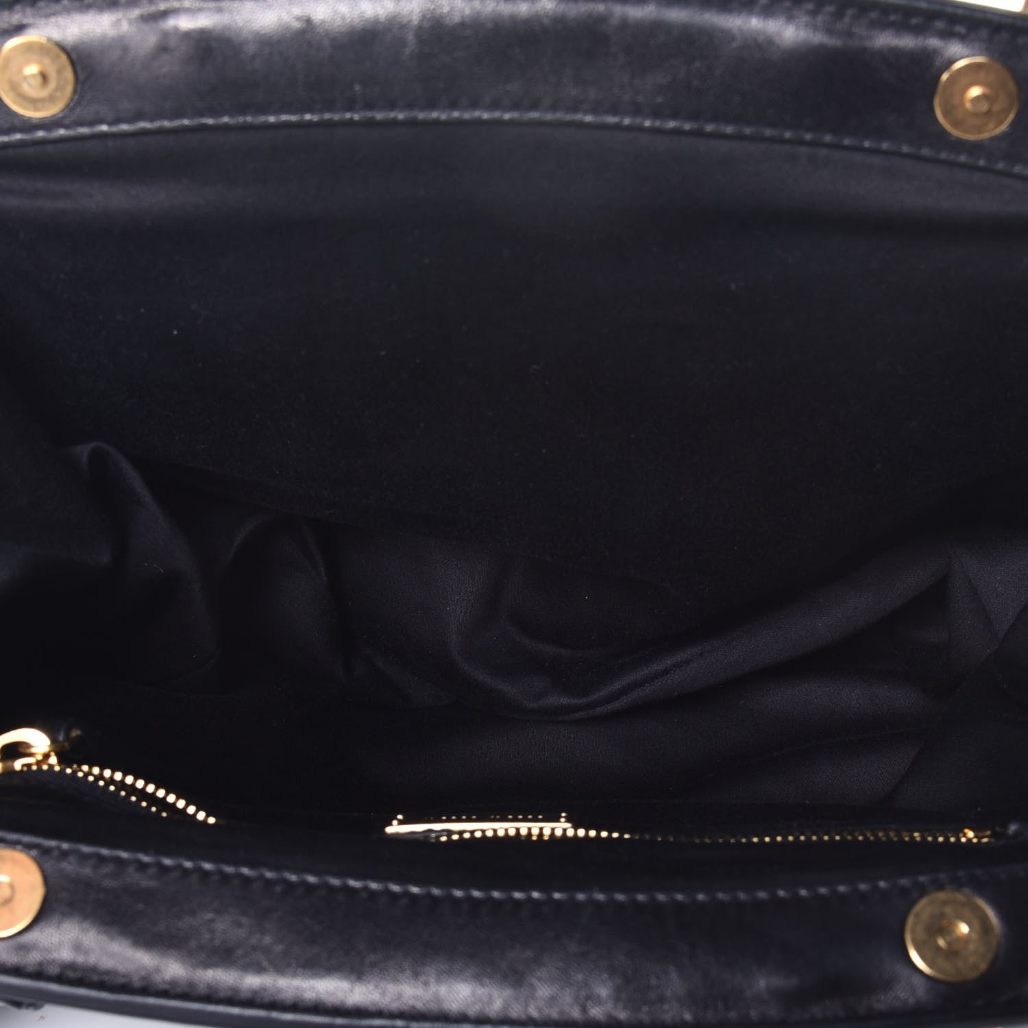 Miu Miu Nappa Matelasse Coffer Frame Tote Black 5 of 8