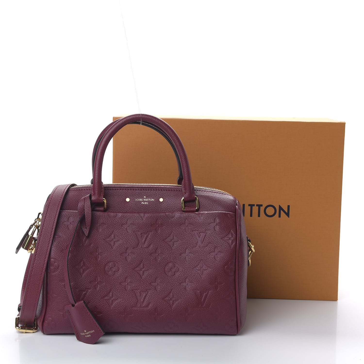 Louis Vuitton Empreinte Speedy Bandouliere 25 NM Raisin 9 of 9