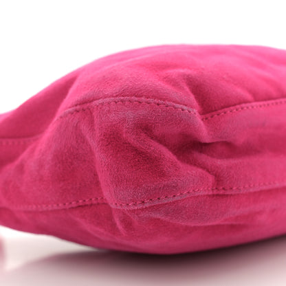 Fendi Suede Shoulder Bag Fuchsia 10 of 12