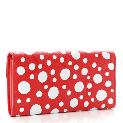 Louis Vuitton LV X YK Empreinte Dots Sarah Wallet Red White 3 of 9