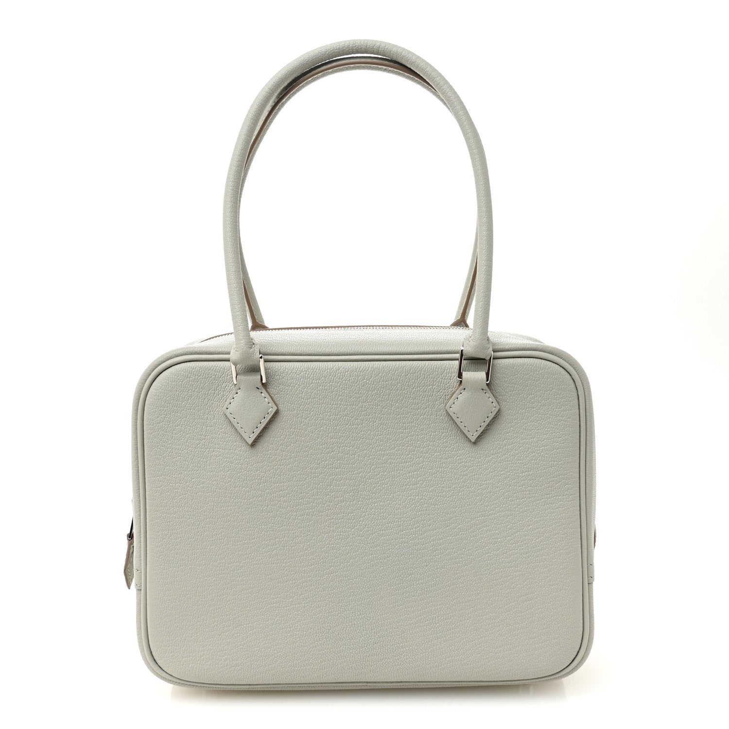 Hermes Chevre Mysore Mini Plume Gris Perle 1 of 11