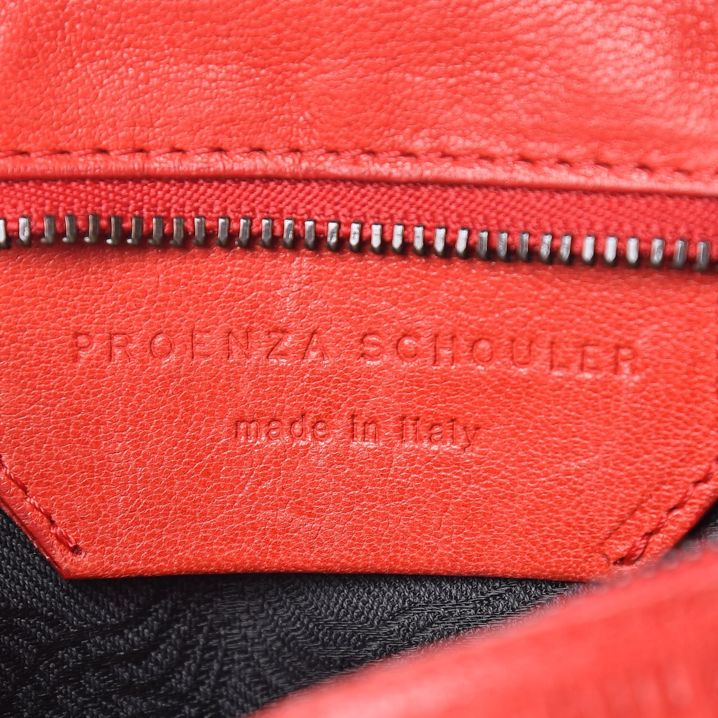 Lambskin PS1 Large Satchel Lipstick Red