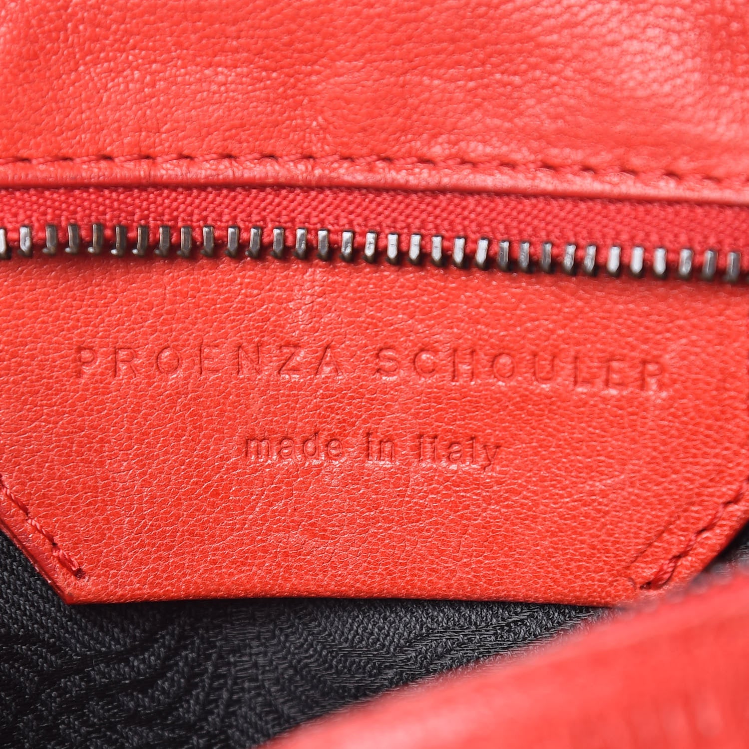 Proenza Schouler Lambskin PS1 Large Satchel Lipstick Red 9 of 16