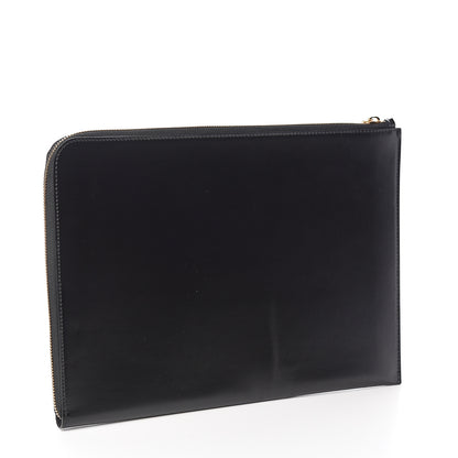 Versace Vitello Zip Pouch Black 2 of 7