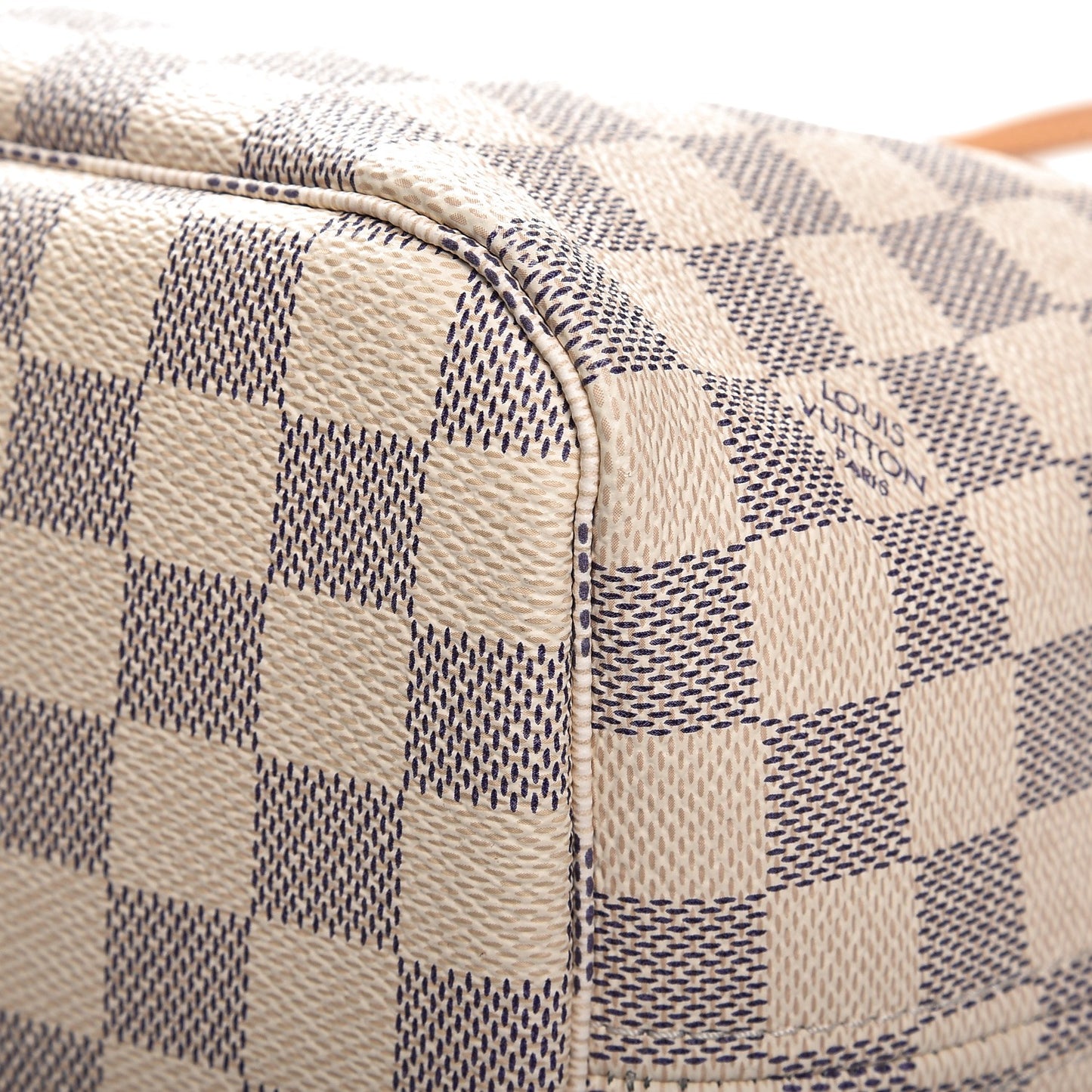 Damier Azur Neo Neverfull MM Rose Ballerine