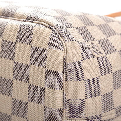 Louis Vuitton Damier Azur Neo Neverfull MM Rose Ballerine 10 of 10