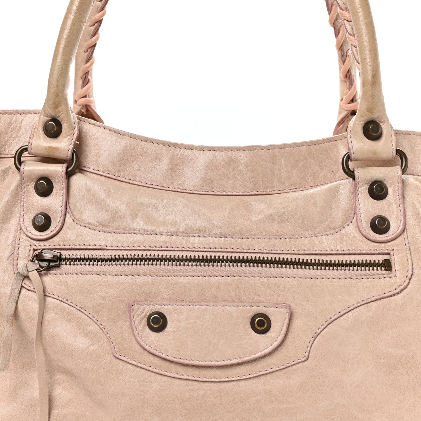 Chevre Classic Hardware Purse Bubblegum