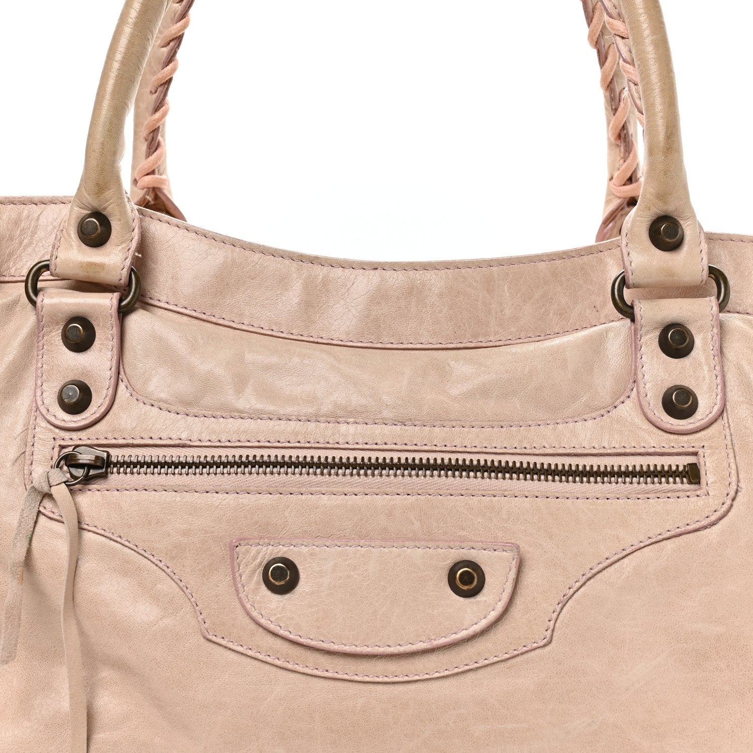 Balenciaga Chevre Classic Hardware Purse Bubblegum 9 of 11