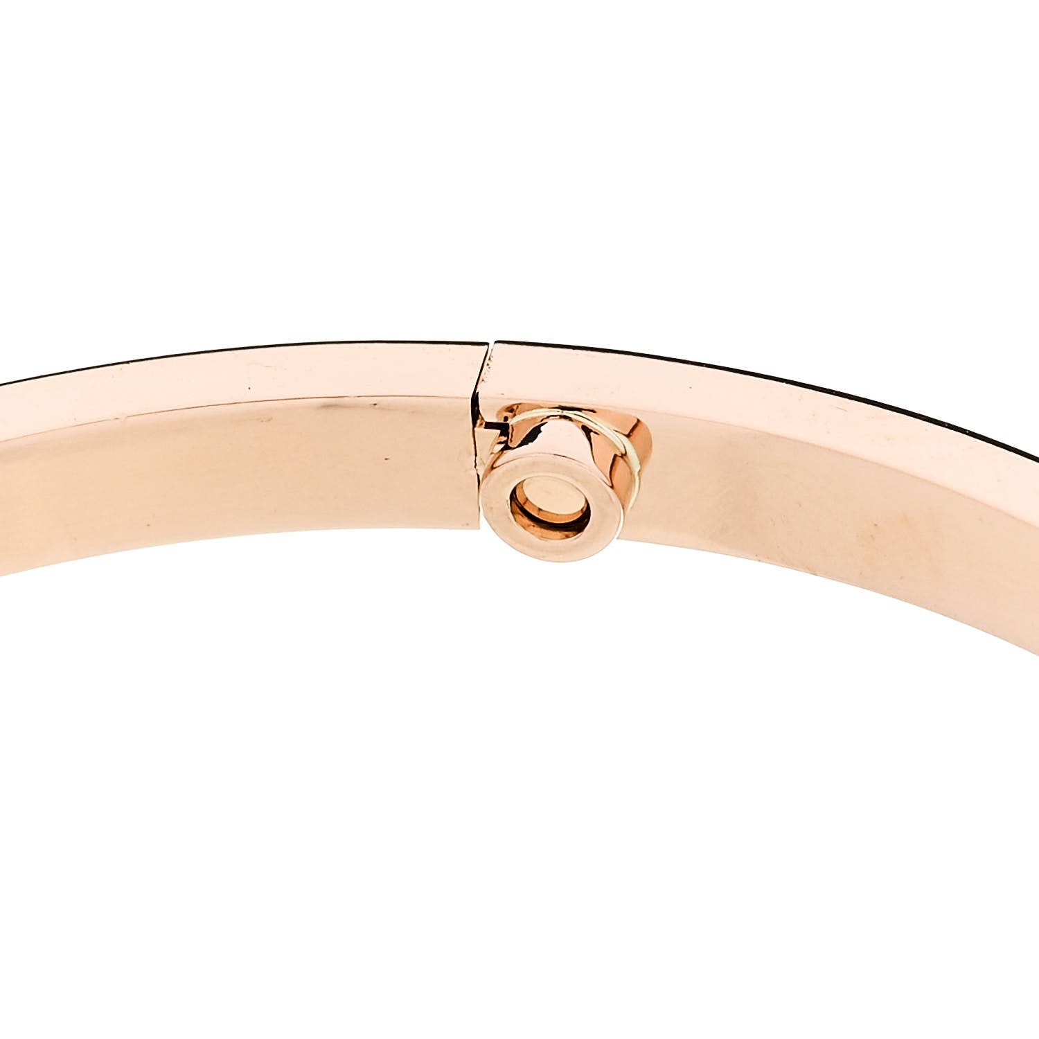 Cartier 18K Pink Gold Diamond Small LOVE Paved Bracelet 18 7 of 8