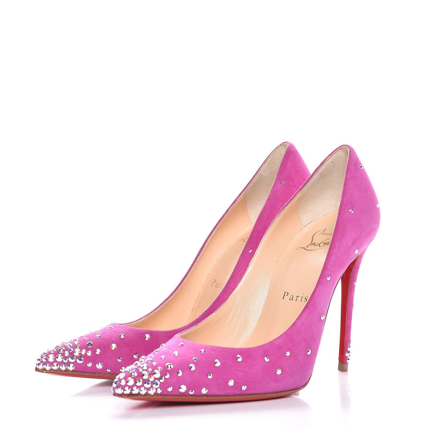 Suede Degrastrasss 100 Pumps 36.5 Version Rose Indien