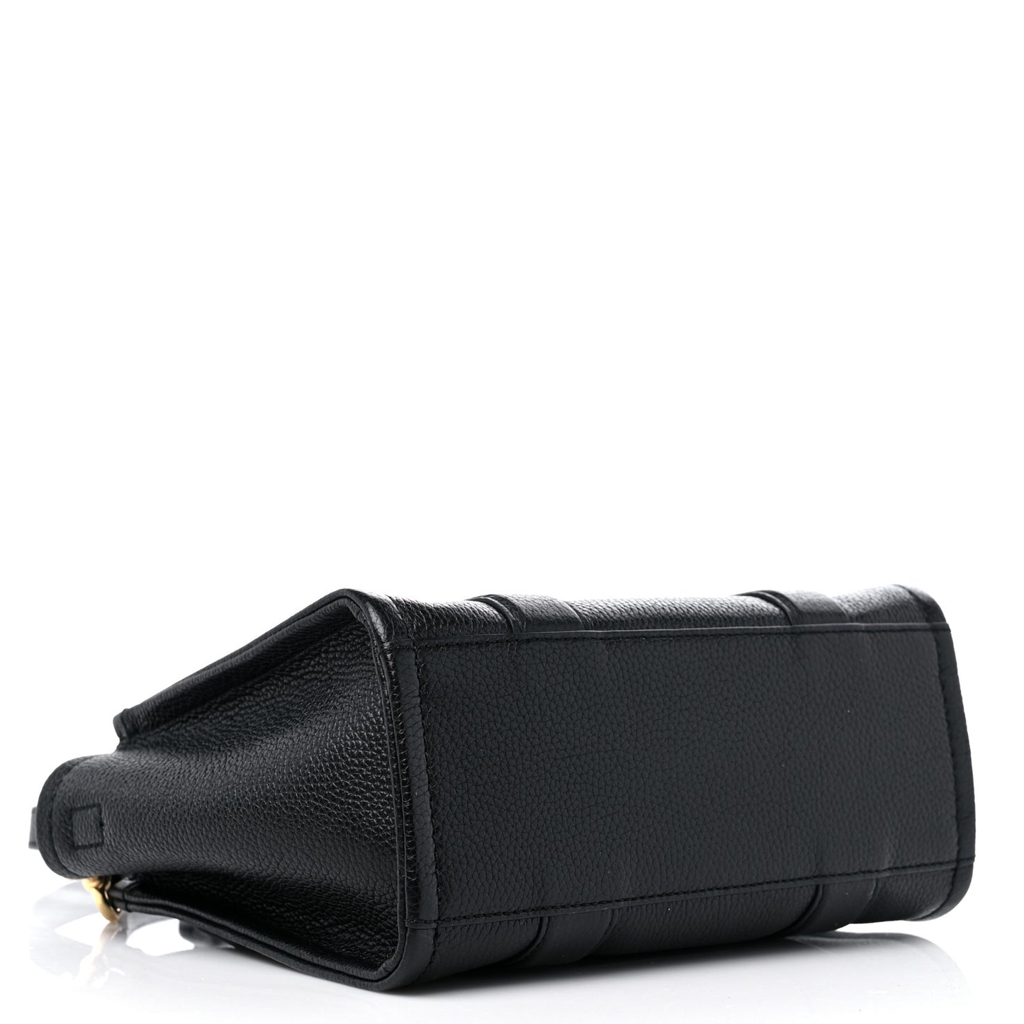Grained Calfskin Small The Tote Bag Black