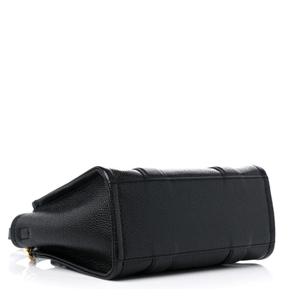 Marc Jacobs Grained Calfskin Small The Tote Bag Black 4 of 9