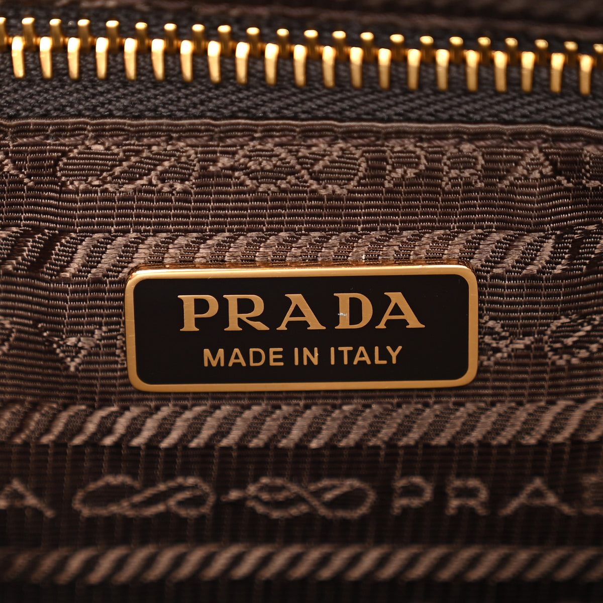 Prada Nubuck Triangle Medium Bonnie Shoulder Bag Cacao 6 of 9