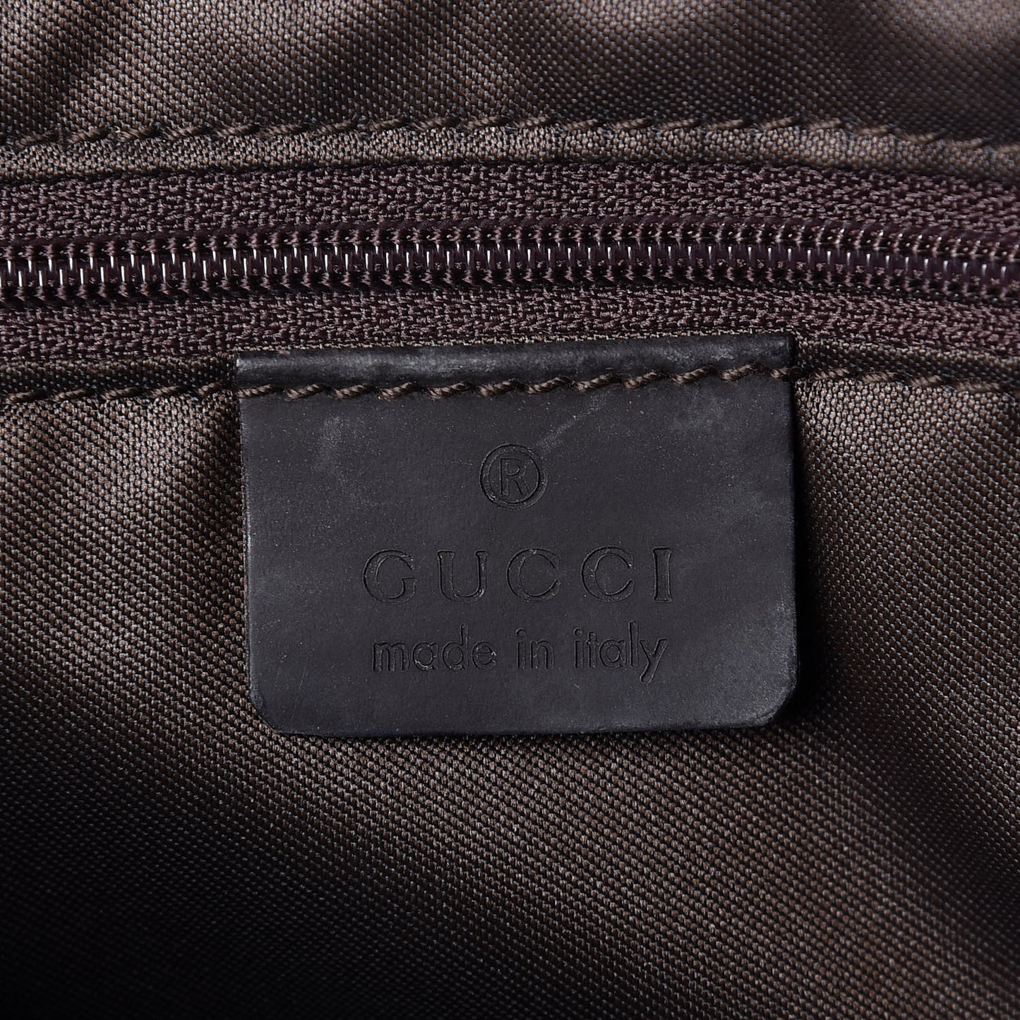 Monogram Bamboo Top Handle Tote Dark Brown