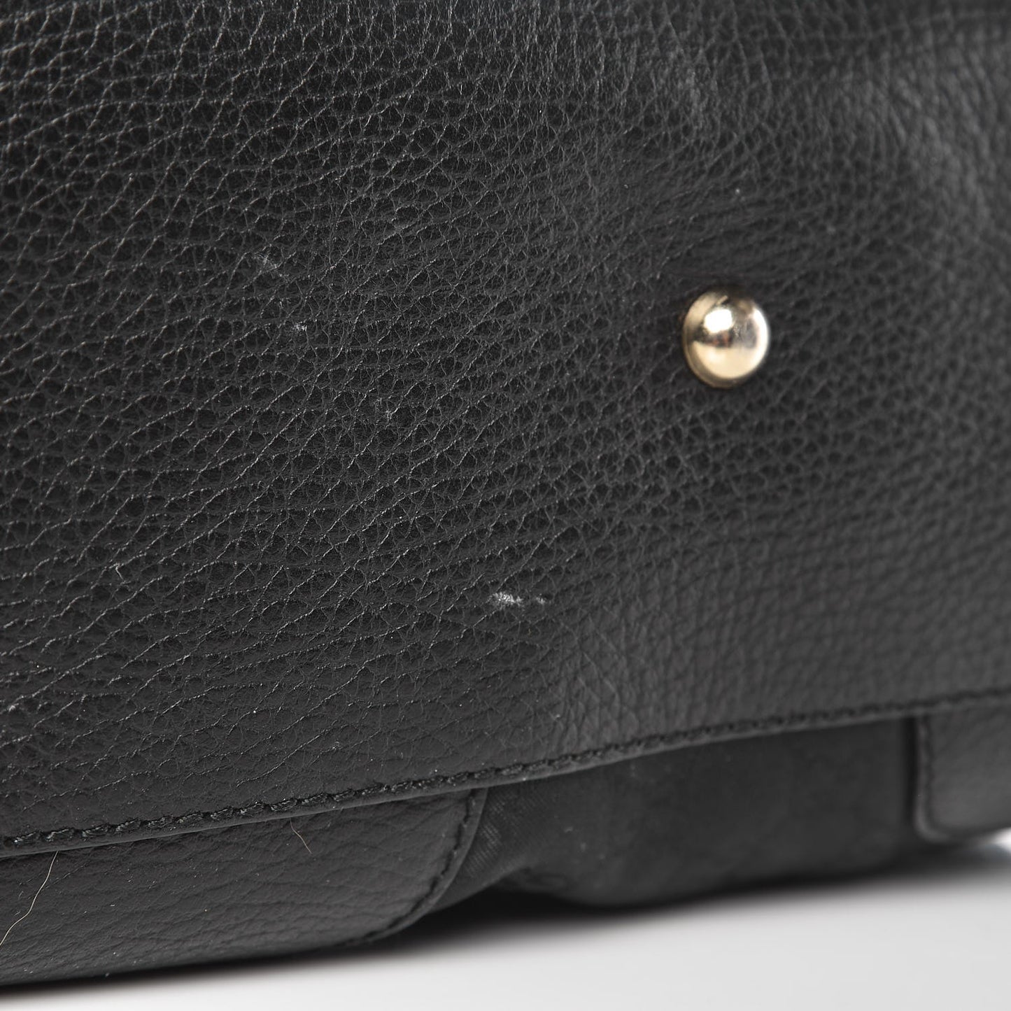 Monogram Bucket Tote Black
