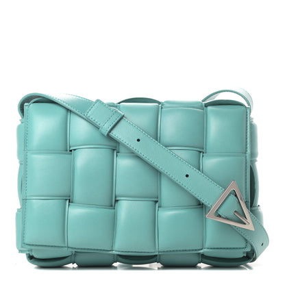 Bottega Veneta Nappa Maxi Intreccio Padded Cassette Crossbody Bag Spearmint 1 of 11