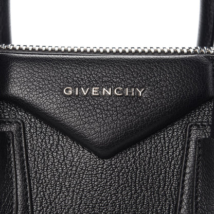 Givenchy Sugar Goatskin Striped Small Antigona Black Red 9 of 11