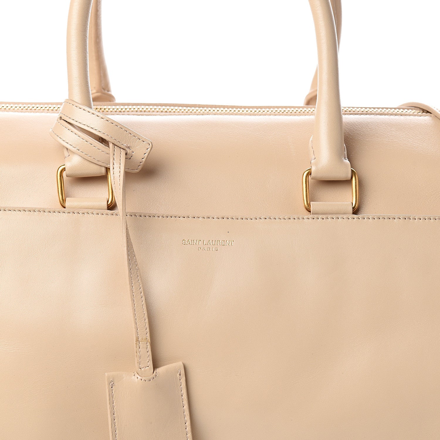 Saint Laurent Calfskin Classic Duffle 12 Nude Powder 9 of 9
