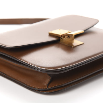 Celine Box Calfskin Medium Classic Box Flap Bag Camel 6 of 13