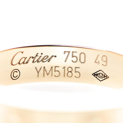 Cartier 18K Yellow Gold 3.5mm LOVE Wedding Band Ring 49 4.75 3 of 4