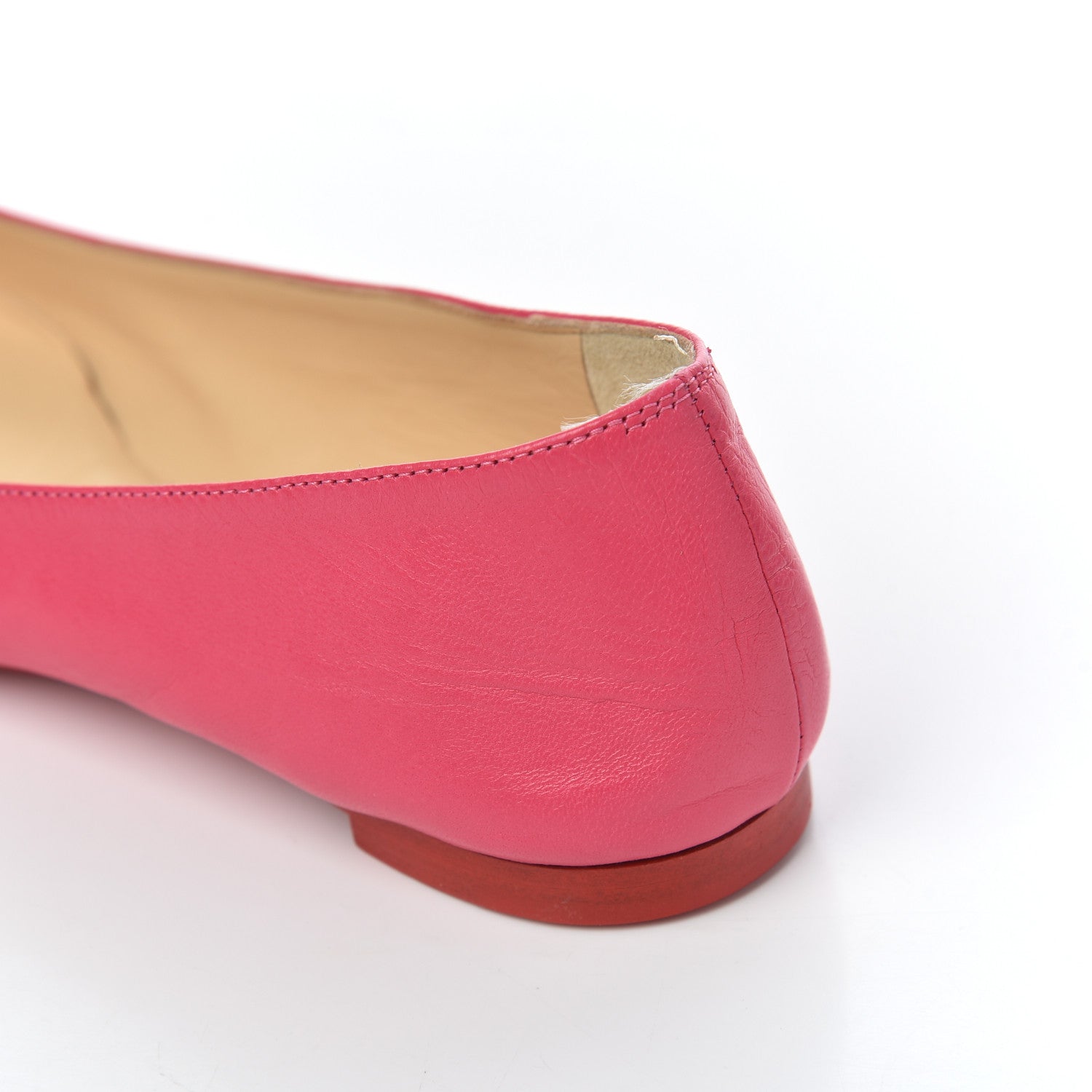 Christian Louboutin Shiny Nappa Ballalla Flats 37.5 Darling 15 of 16