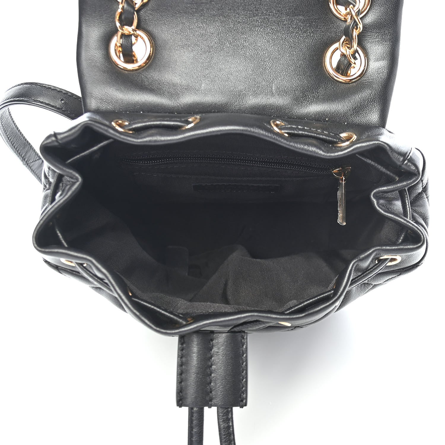 Chanel Lambskin Quilted Mini Urban Spirit Backpack Black 5 of 9