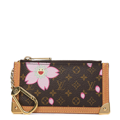 Louis Vuitton Monogram Cherry Blossom Key Pouch Brown 1 of 5