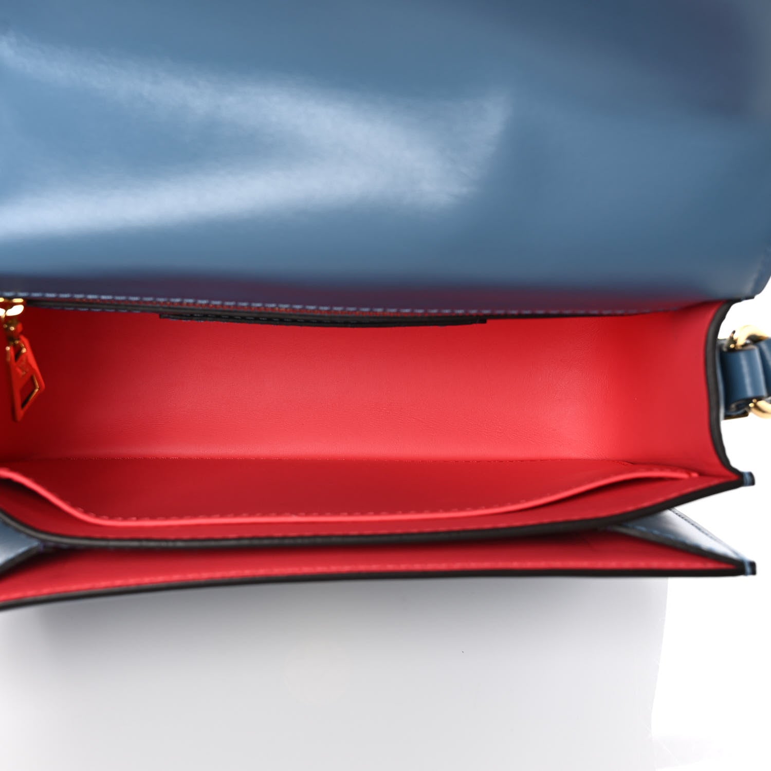 Louis Vuitton Smooth Calfskin LV Pont 9 Blue Orage 6 of 9