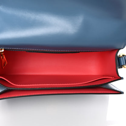 Louis Vuitton Smooth Calfskin LV Pont 9 Blue Orage 6 of 9
