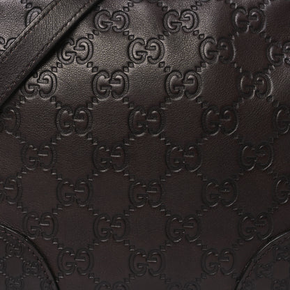 Gucci Guccissima Mini Bree Messenger Bag Chocolate 8 of 12