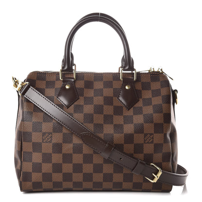 Louis Vuitton Damier Ebene Speedy Bandouliere 25 1 of 9