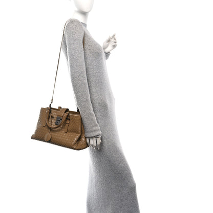 Bottega Veneta Light Calf Intrecciato Small Roma New Cigar 2 of 11