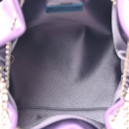 Jimmy Choo Satin Crystal Embellished Bon Bon Bag Wisteria 5 of 11