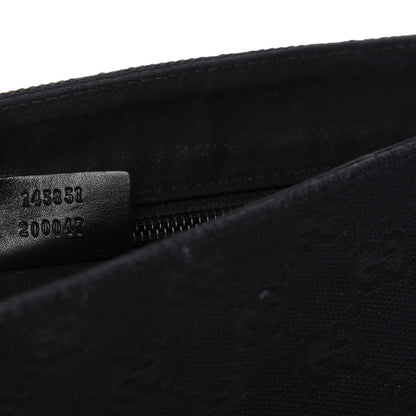 Gucci Monogram Waist Belt Bag Black 9 of 10