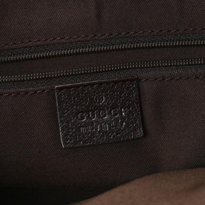 Gucci Monogram Small Princy Satchel Dark Brown 6 of 11